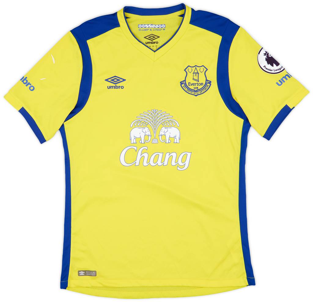 2016-17 Everton Third Shirt Baines #3 - 6/10 - (M)
