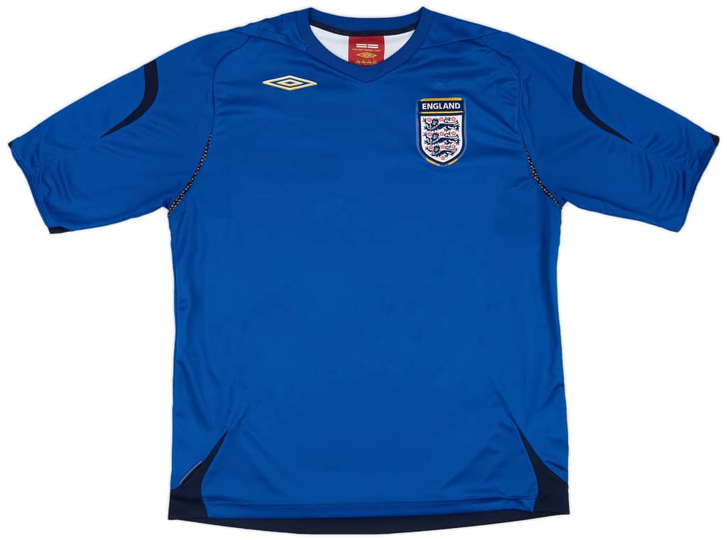 2006-08 England GK S/S Shirt - 5/10 - (XL)