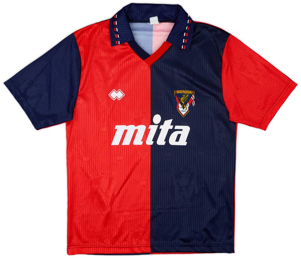 1991-92 Genoa Home Shirt - 7/10 - (M)
