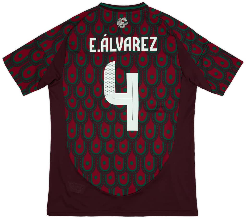 2024-25 Mexico Home Shirt E.Alvarez #4