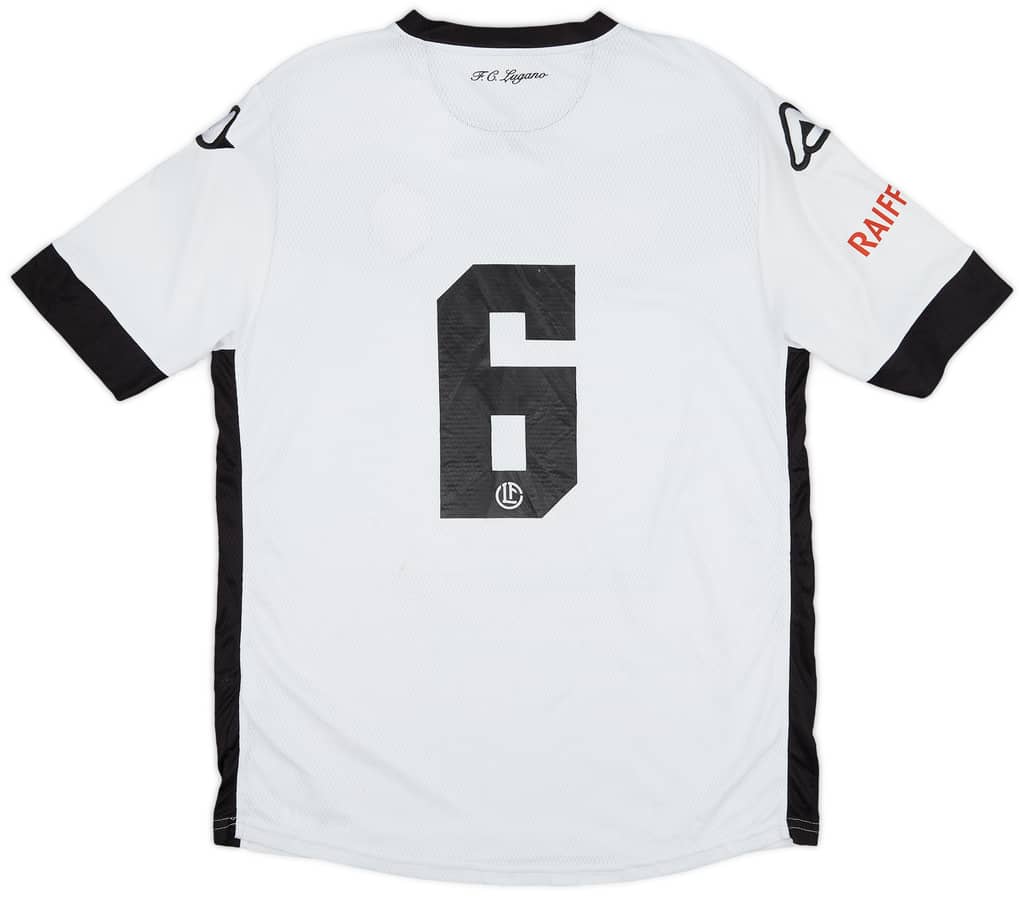 2018-19 Lugano Away Shirt #6 - 6/10 - (L)
