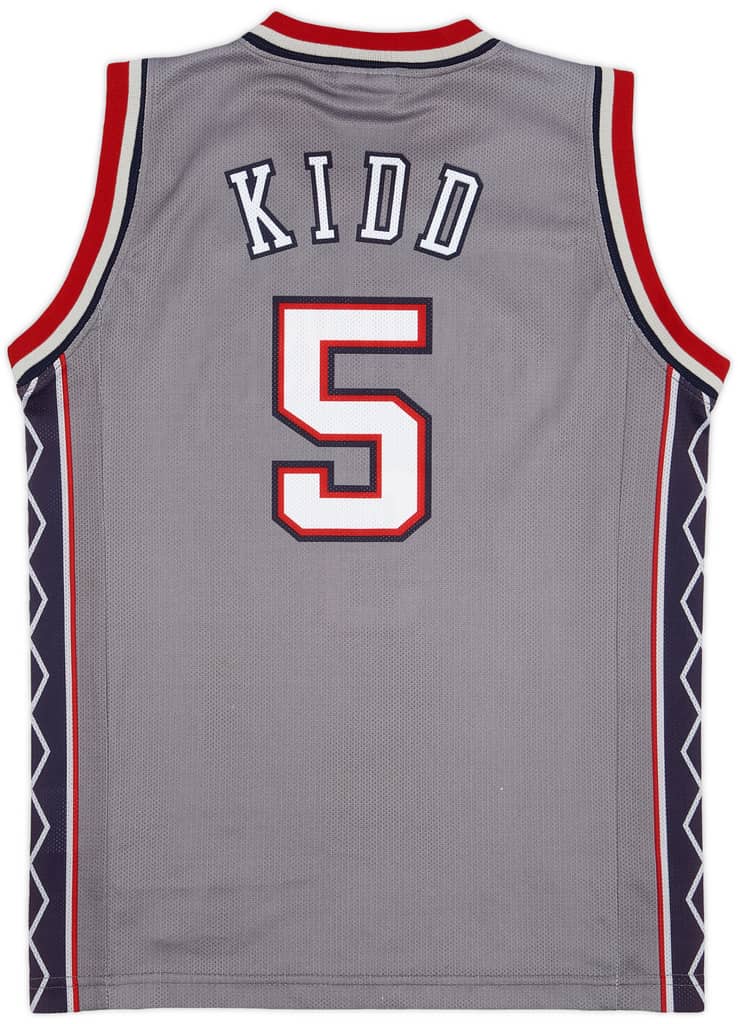 2001-05 New Jersey Nets Kidd #5 Champion Alternate Jersey - 9/10 - (L.Boys)