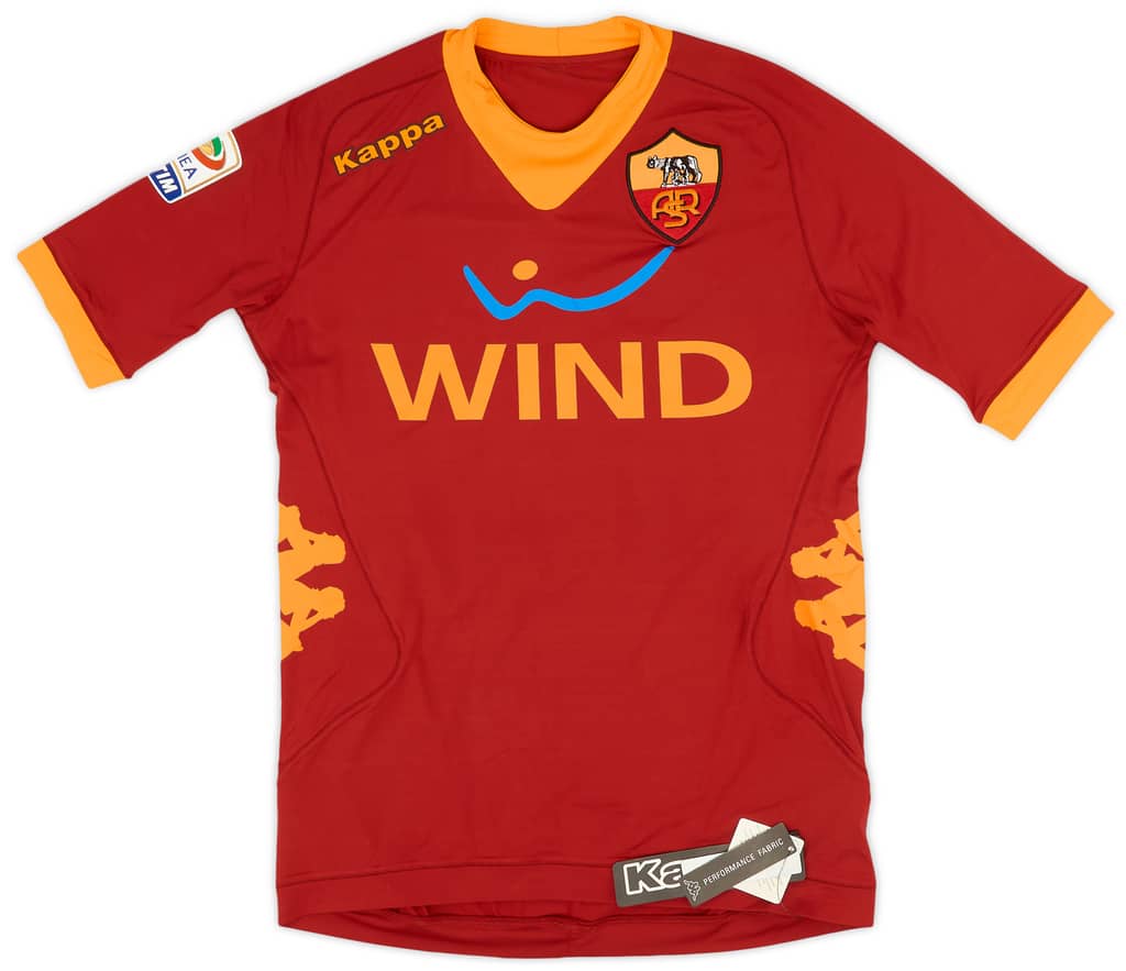 2011-12 Roma Home Shirt De Rossi #16 (S)