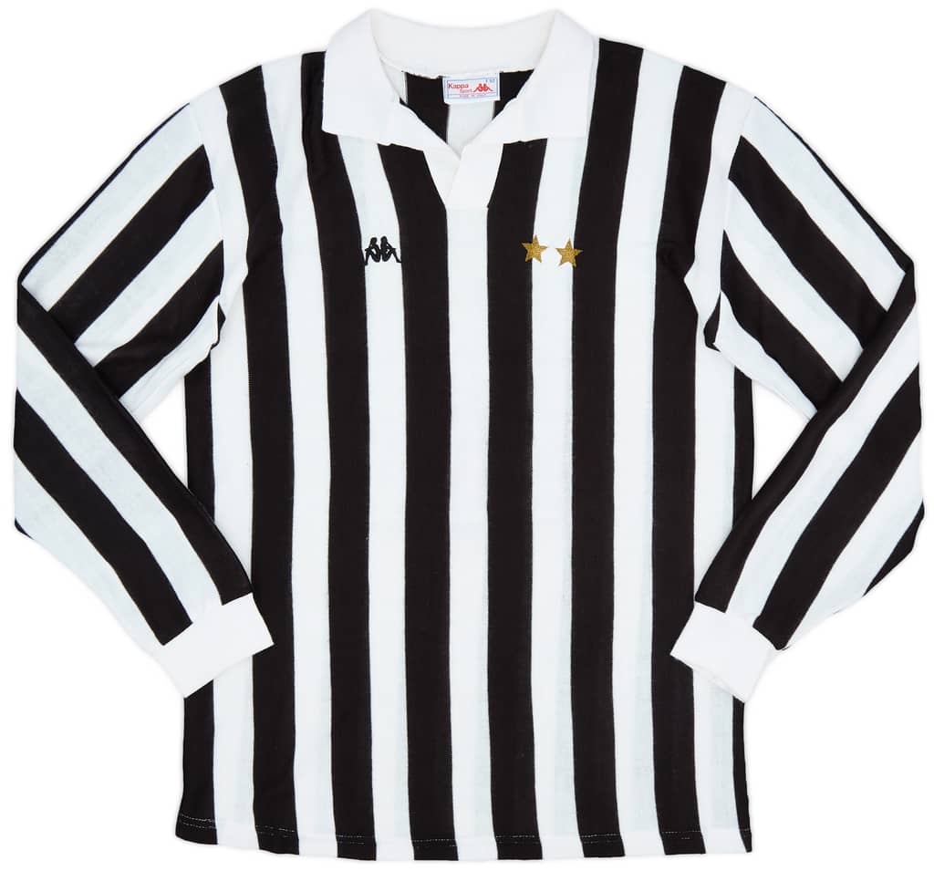 1982-83 Juventus Home L/S Shirt - 9/10 - (M/L)