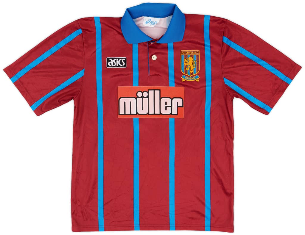 1993-95 Aston Villa Home Shirt McGrath #5 - 8/10 - (M)