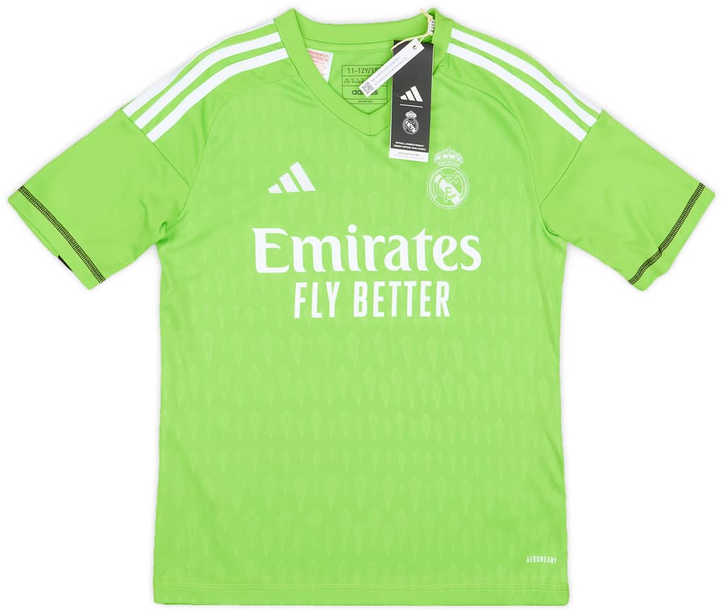 2023-24 Real Madrid GK Home Shirt Courtois #1
