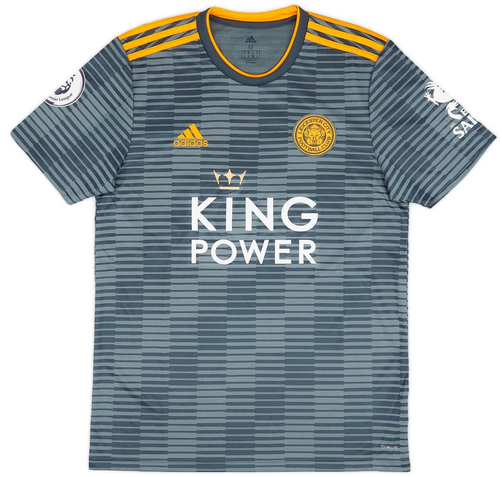 2018-19 Leicester Match Issue Away Shirt Barnes #19