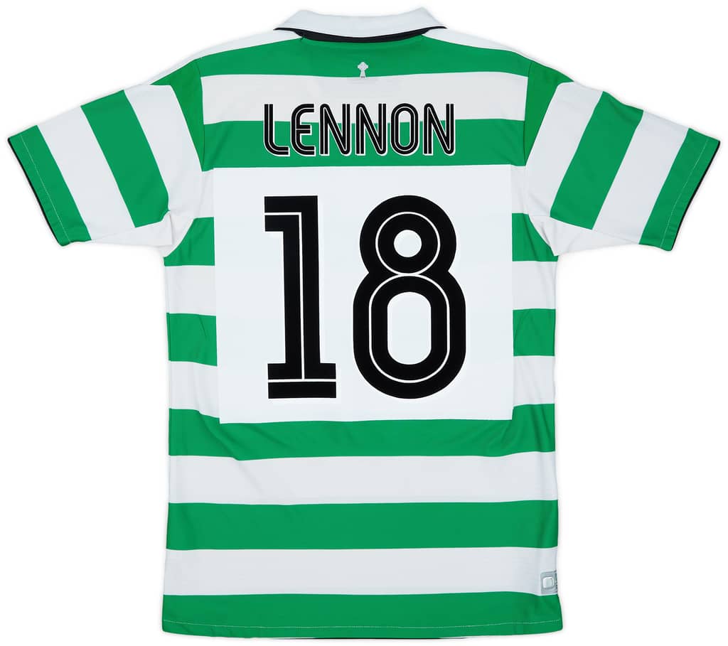 2004-05 Celtic Home Shirt Lennon #18 - 7/10 - (S)