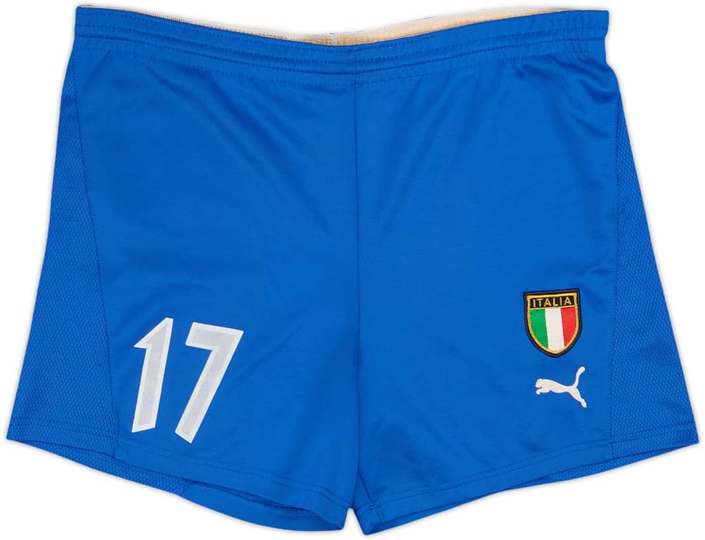 2003-04 Italy Player Issue Away Shorts #17 - 4/10 - (S)