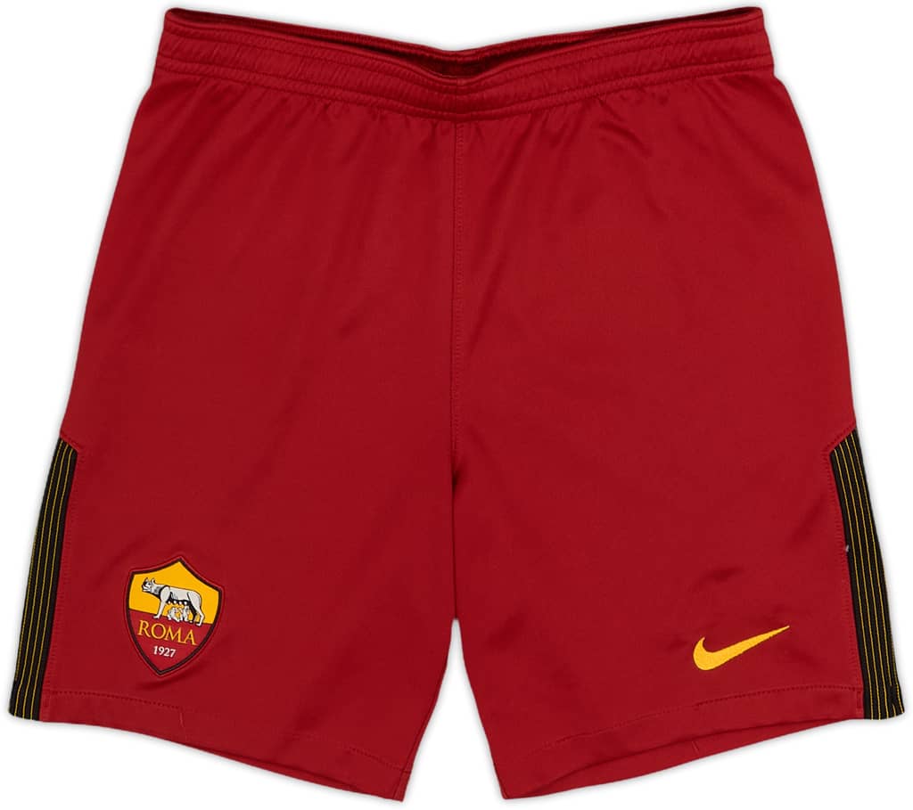 2017-18 Roma Home Shorts - 7/10 - (M.Boys)