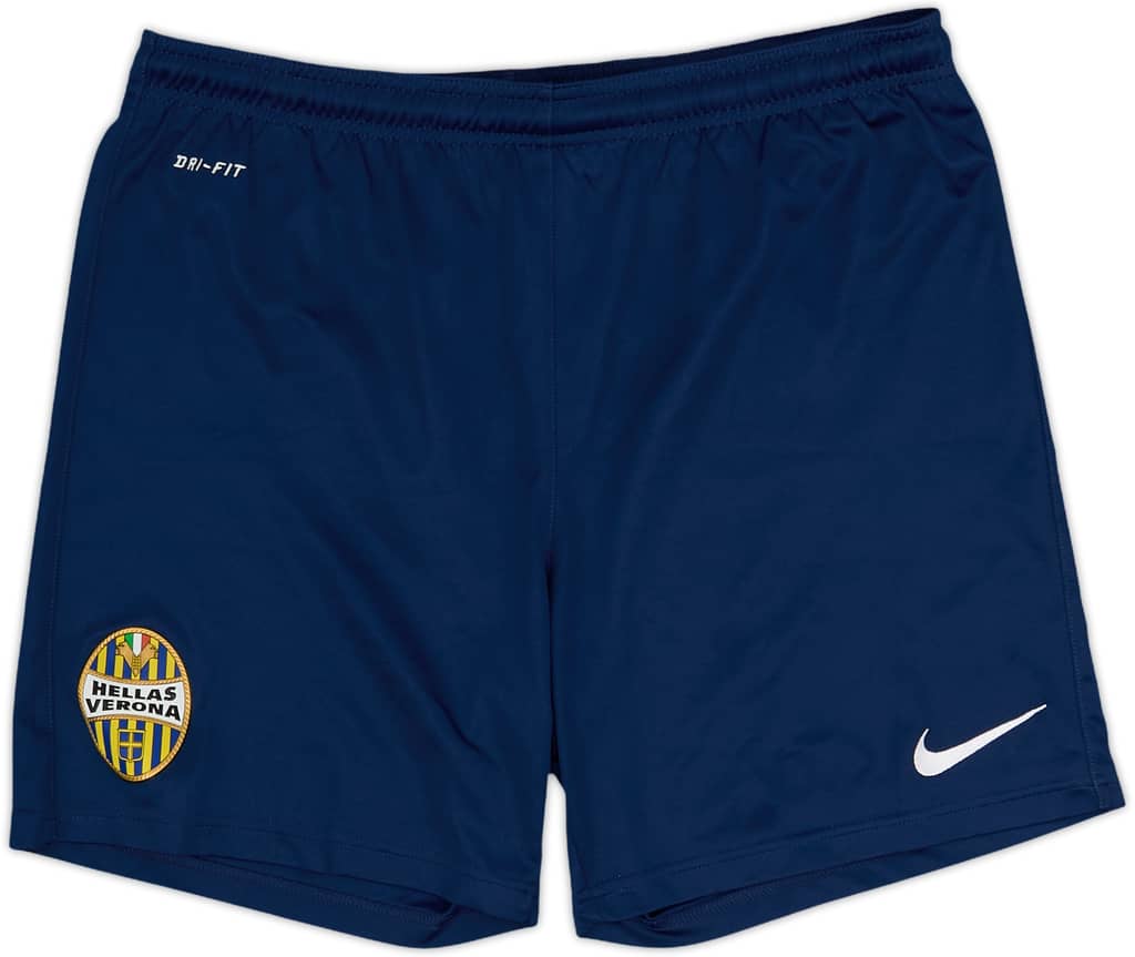 2015-16 Hellas Verona Home Shorts - 9/10 - (S)