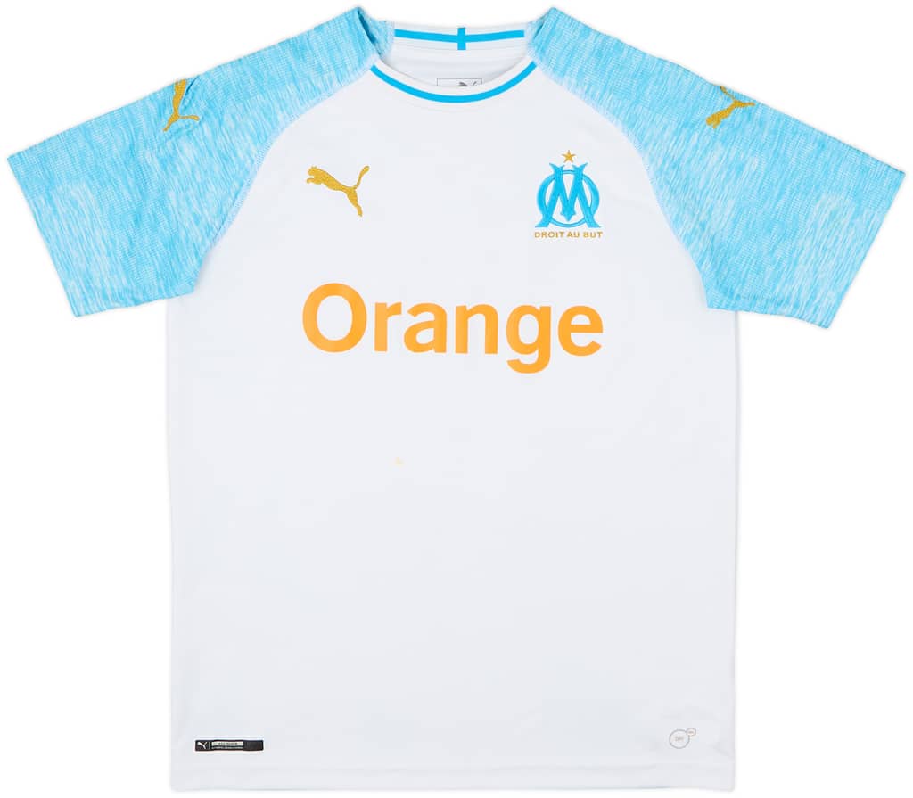 2018-19 Olympique Marseille Home Shirt - 5/10 - (XL.Boys)