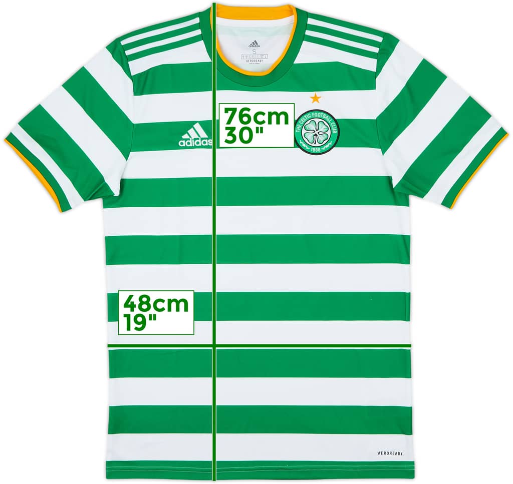 2020-21 Celtic Home Shirt - 7/10 - (S)