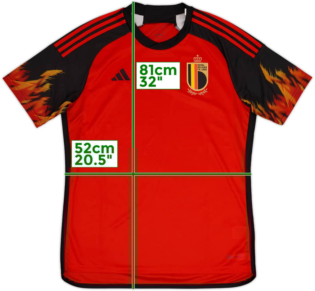 2022-23 Belgium Home Shirt - 9/10 - (L)