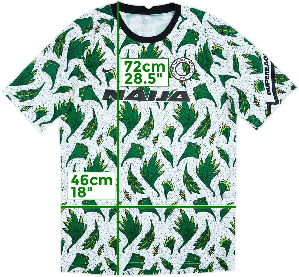 2020-21 Nigeria Nike Training Shirt - 8/10 - (M)