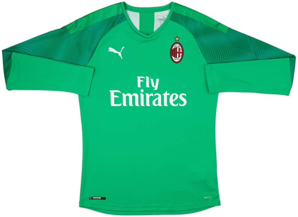 2019-20 AC Milan GK Shirt - 8/10 - (M)