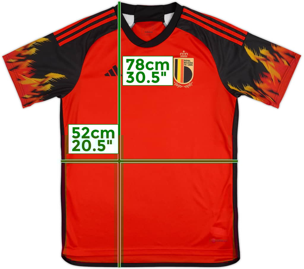 2022-23 Belgium Home Shirt - 10/10 - (L)