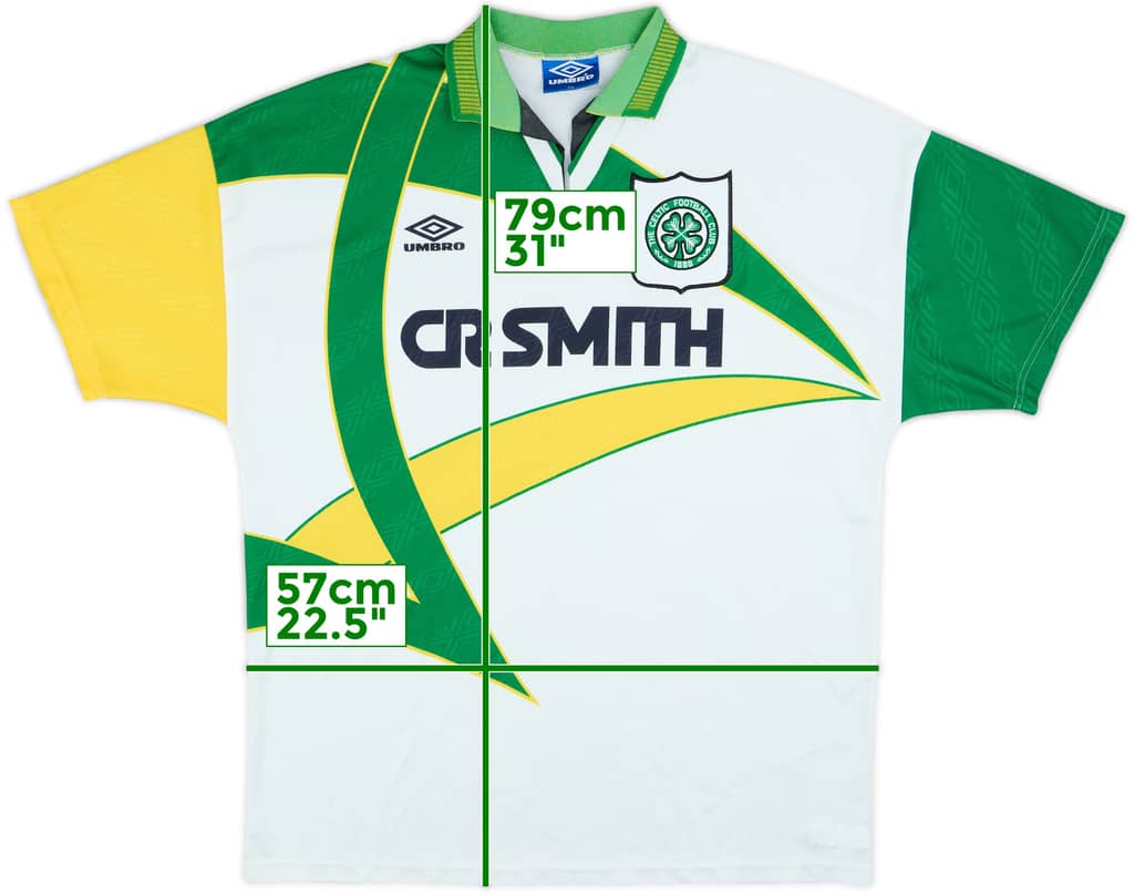 1994-95 Celtic Third Shirt - 9/10 - (XL)