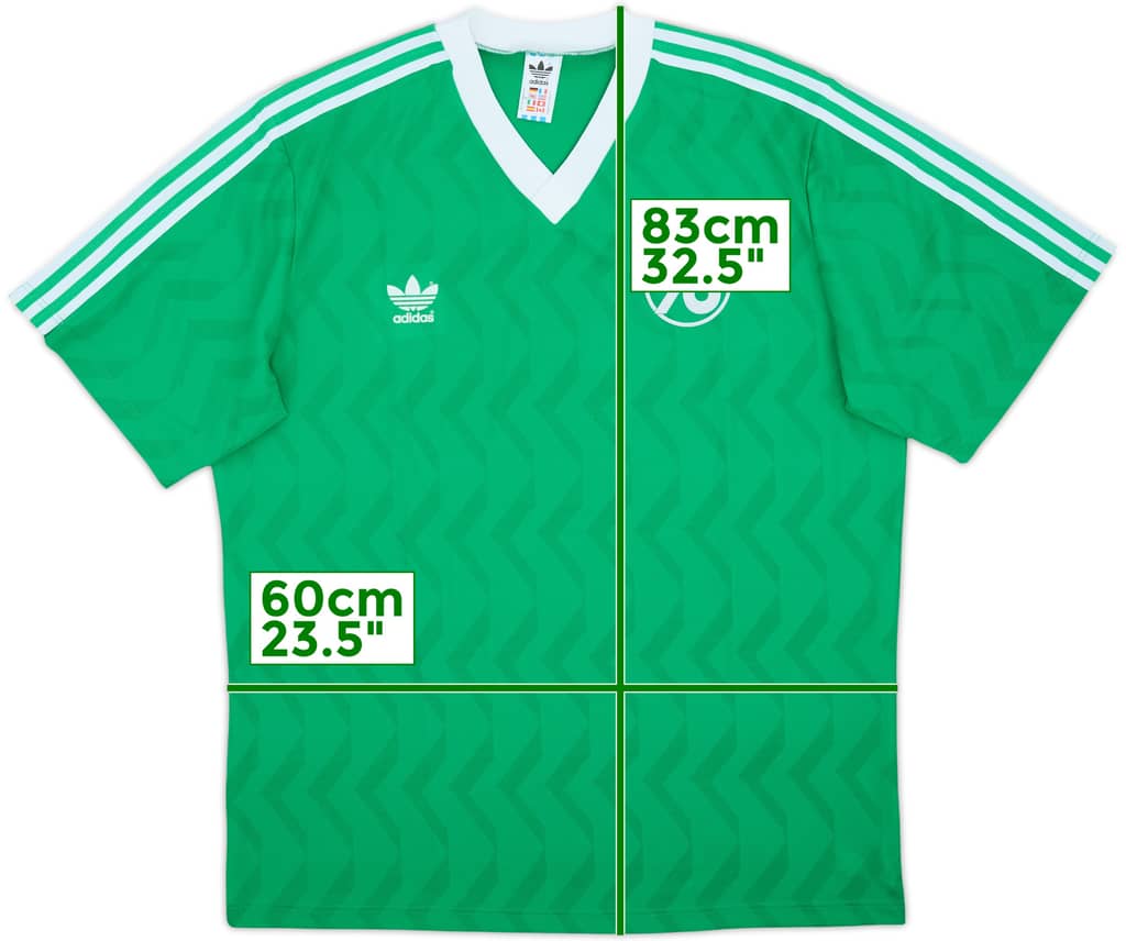 1980s adidas Template Shirt (Hannover 96) - 8/10 - (XXL)