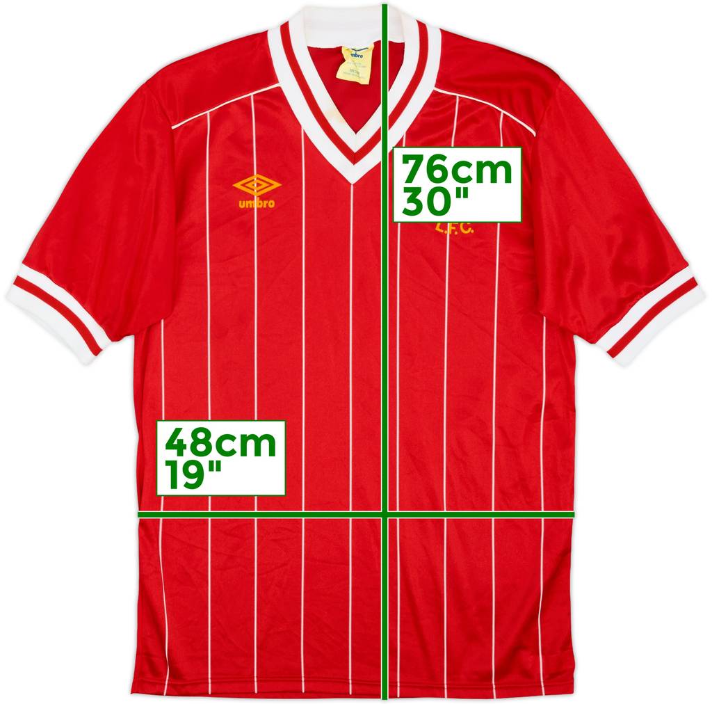 1982-85 Liverpool Home Shirt - 8/10 - (M)