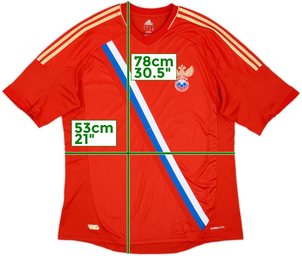 2012-14 Russia Home Shirt - 8/10 - (L)