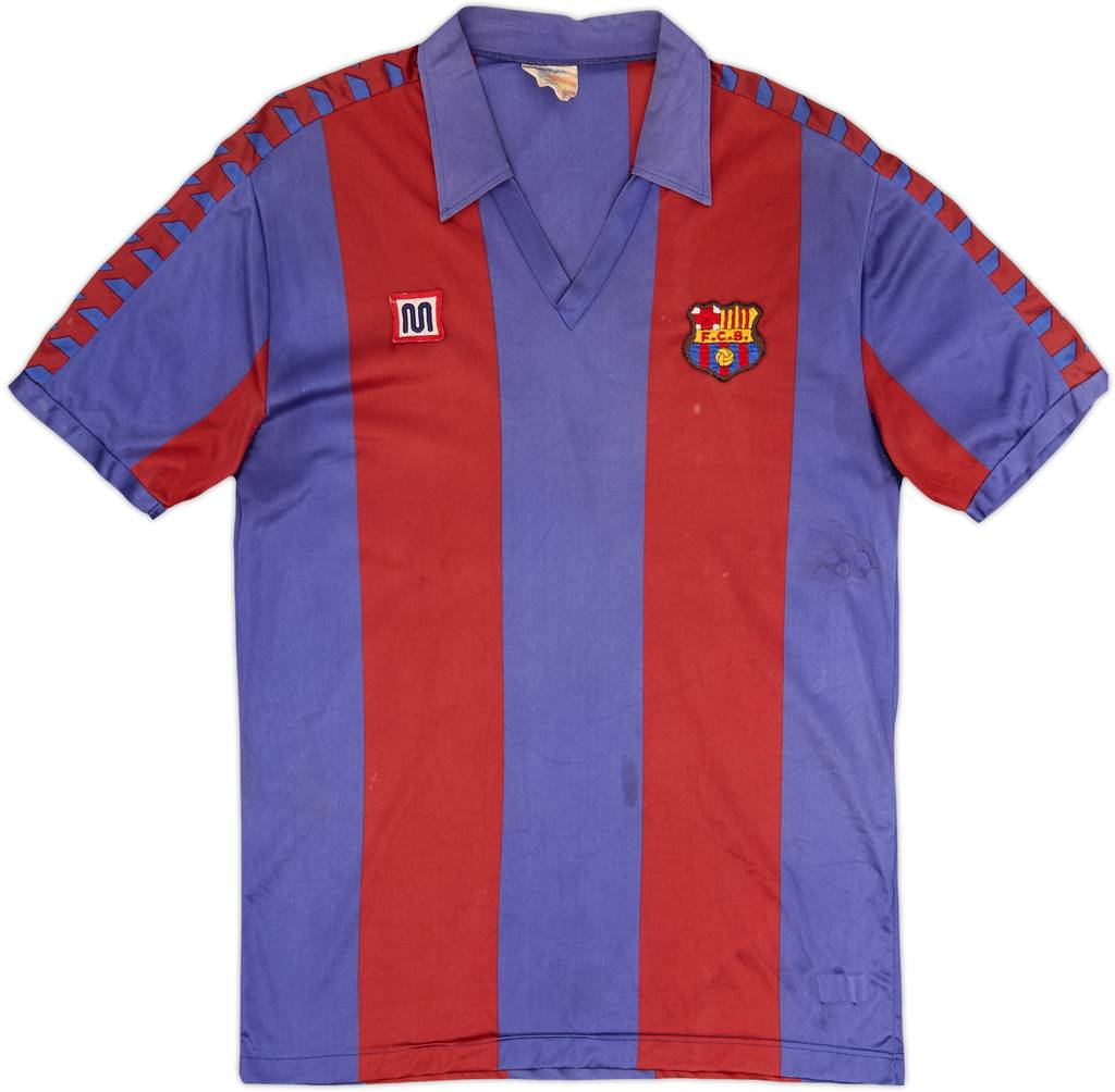 1984-89 Barcelona Home Shirt - 4/10 - (L)