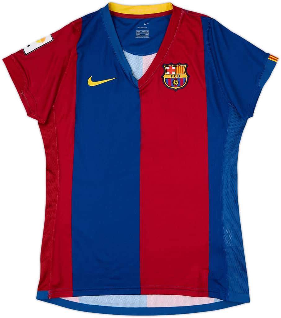 2006-07 Barcelona Home Shirt - 9/10 - (Women's M)