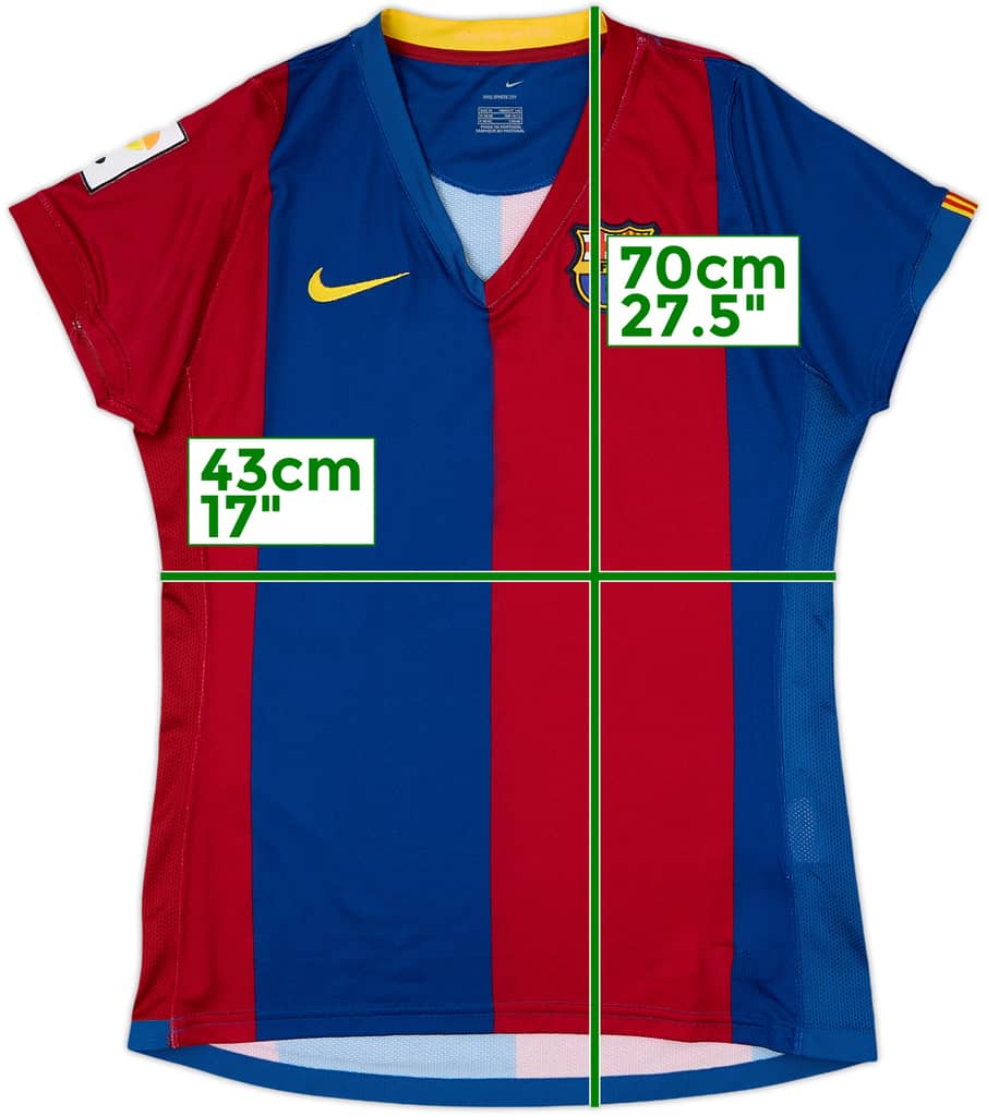 2006-07 Barcelona Home Shirt - 9/10 - (Women's M)