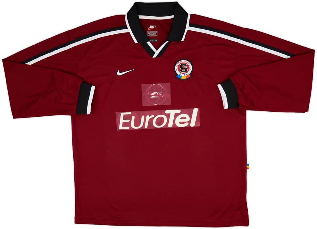 Camiseta de local de manga larga del Sparta Prague 1997-99 - 6/10 - (XL)