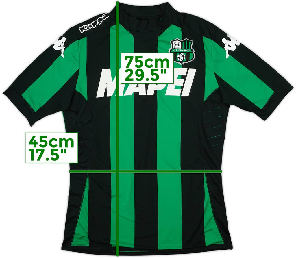 2016-17 Sassuolo Authentic Home Shirt - 4/10 - (L)