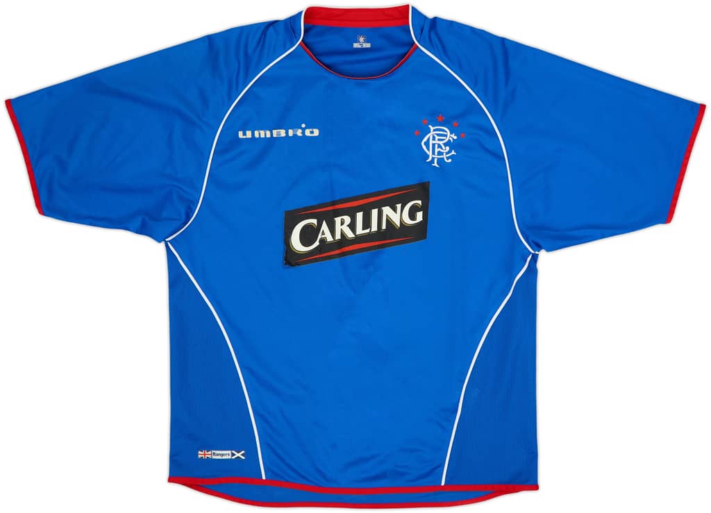 2005-06 Rangers Home Shirt - 4/10 - (L)