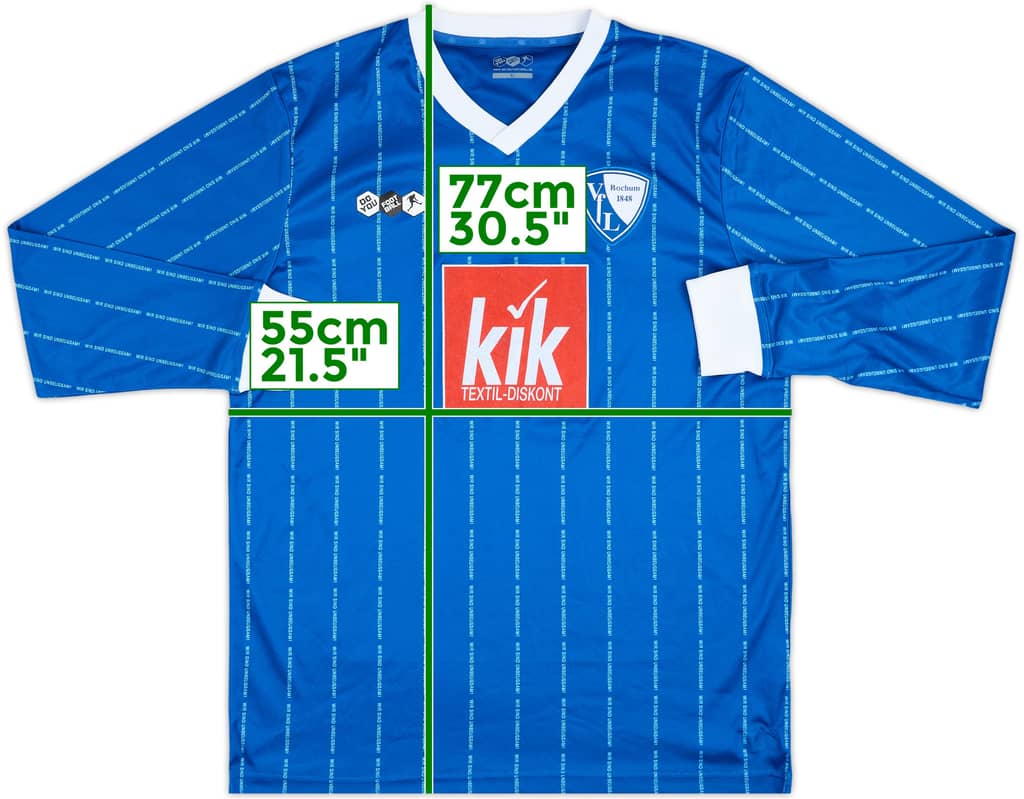 2008-09 VFL Bochum Home L/S Shirt - 8/10 - (XL)