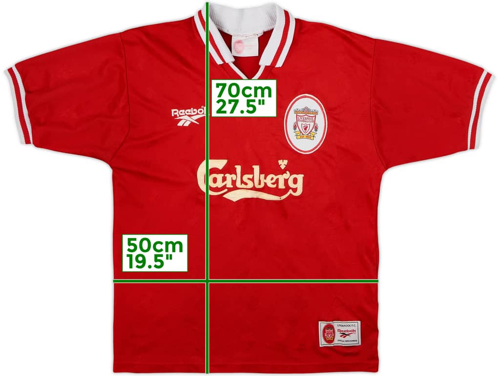Camiseta de local del Liverpool 1996-98 - 5/10 - (M)