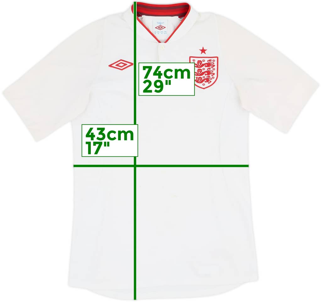 2012-13 England Home Shirt - 5/10 - (S)