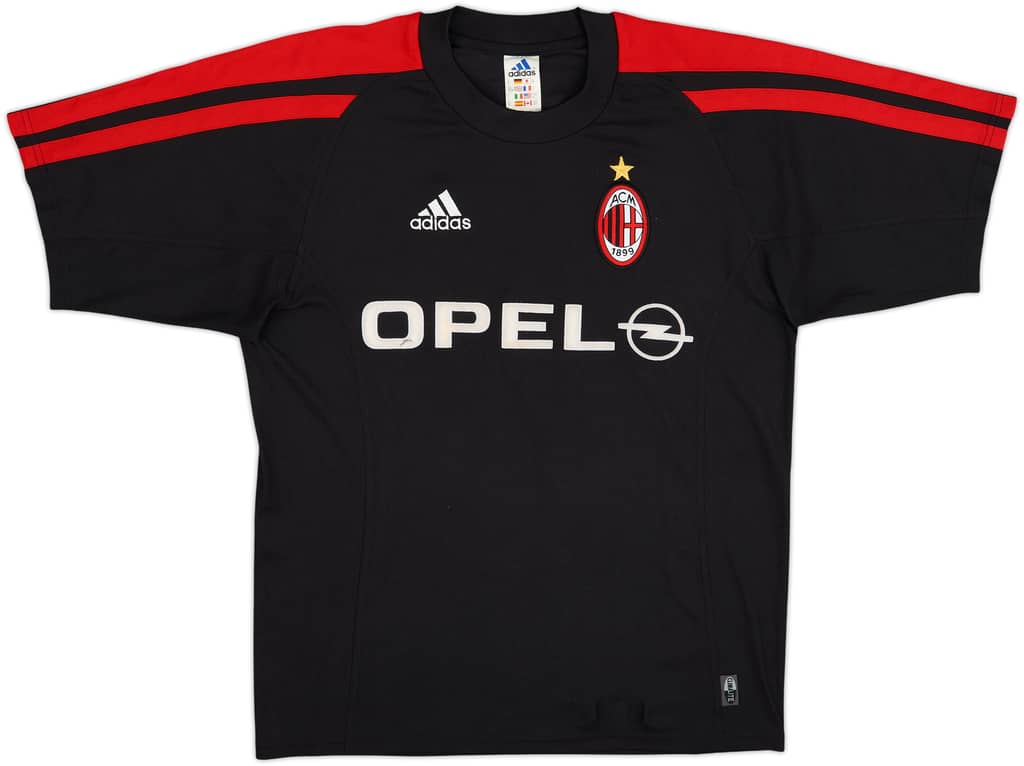 2001-02 AC Milan adidas Training Shirt - 8/10 - (S)
