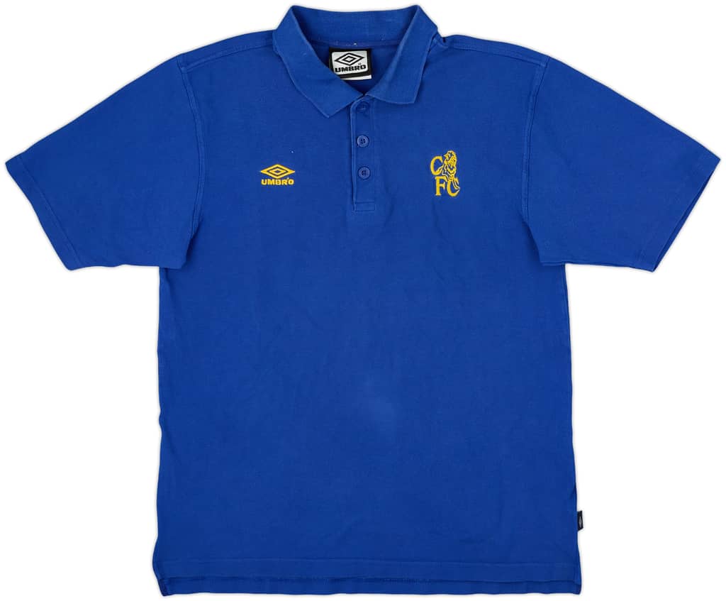 1998-99 Chelsea Umbro Polo Shirt - 8/10 - (M)