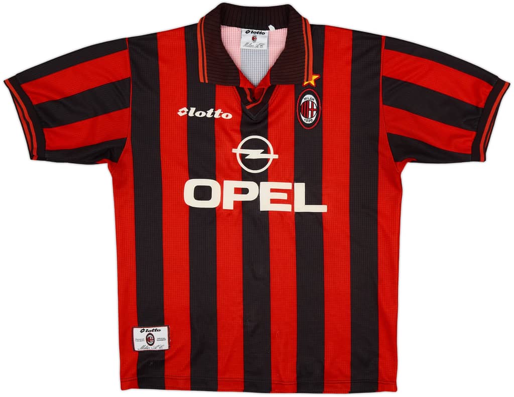 1996-97 AC Milan Home Shirt - 6/10 - (S)
