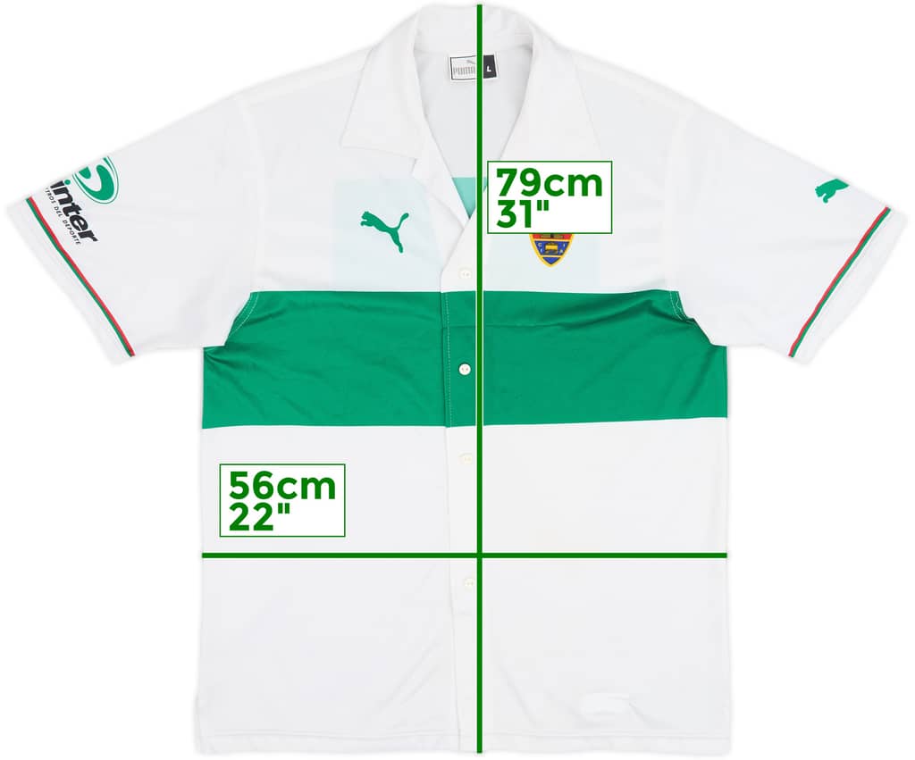 2001-02 Elche Camiseta Local - 7/10 - (L)
