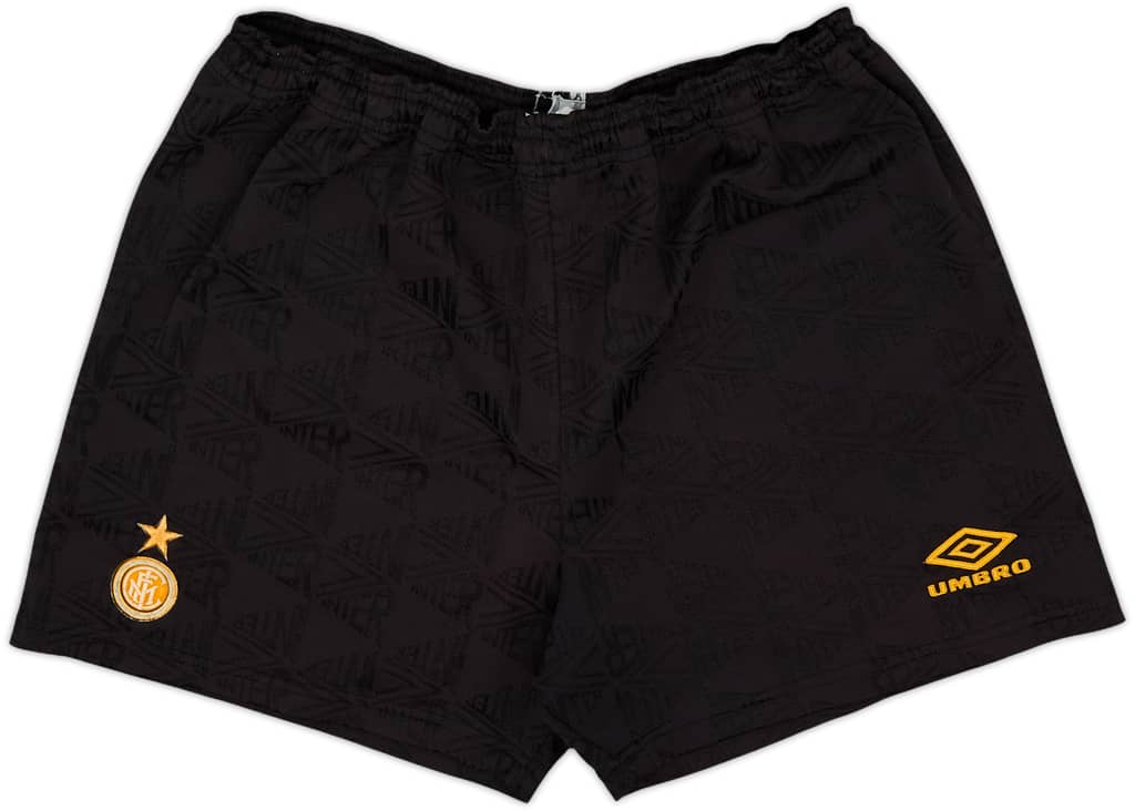 1995-96 Inter Milan Home Shorts - 7/10 - (M)