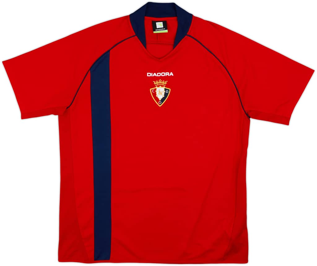 Camiseta Diadora de entrenamiento del Osasuna 2009-10 - 8/10 - (L)