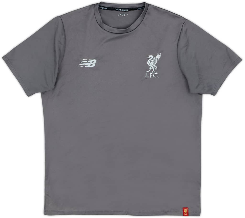 2018-19 Liverpool New Balance Training Shirt - 8/10 - (M.Boys)