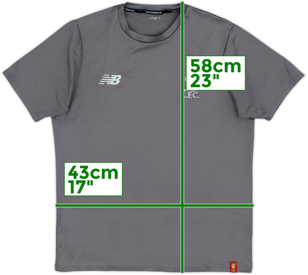 2018-19 Liverpool New Balance Training Shirt - 8/10 - (M.Boys)