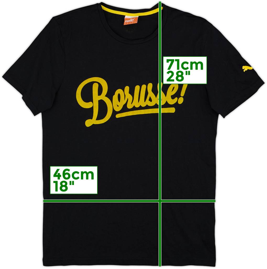 2011-12 Borussia Dortmund Puma Cotton Tee - 8/10 - (M)
