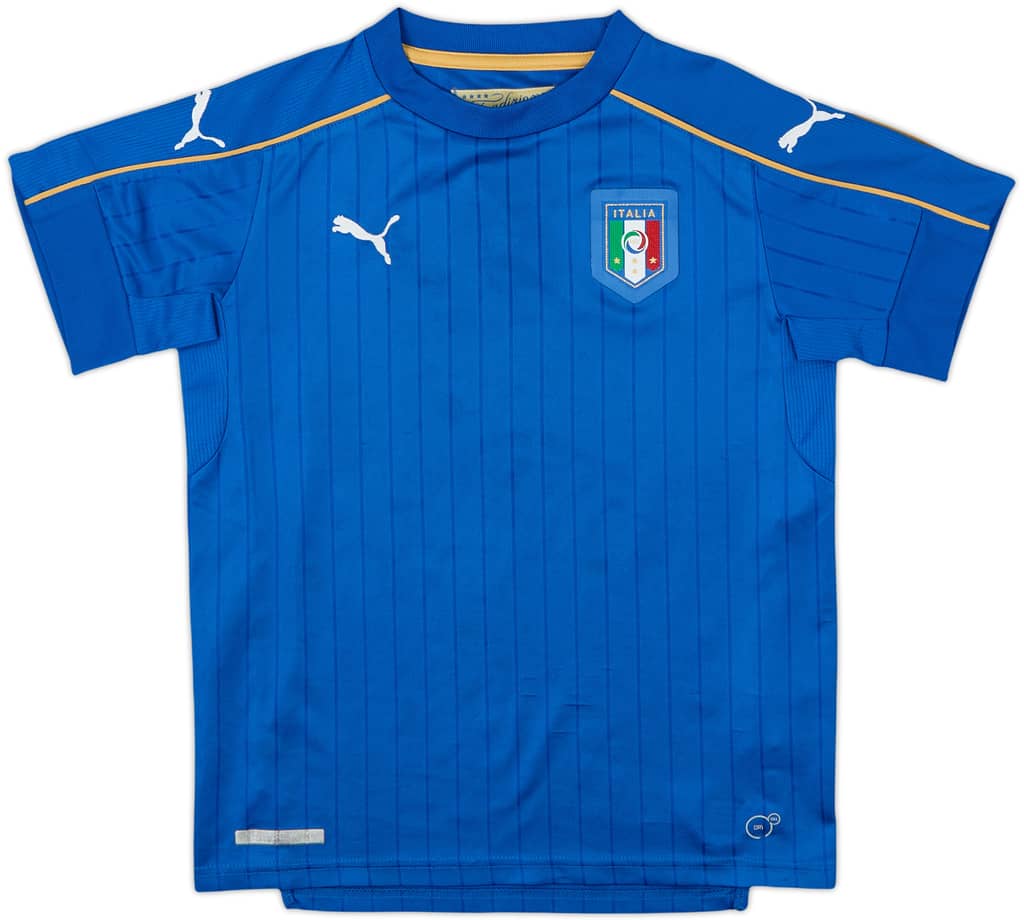 2016-17 Italy Home Shirt - 7/10 - (M.Boys)