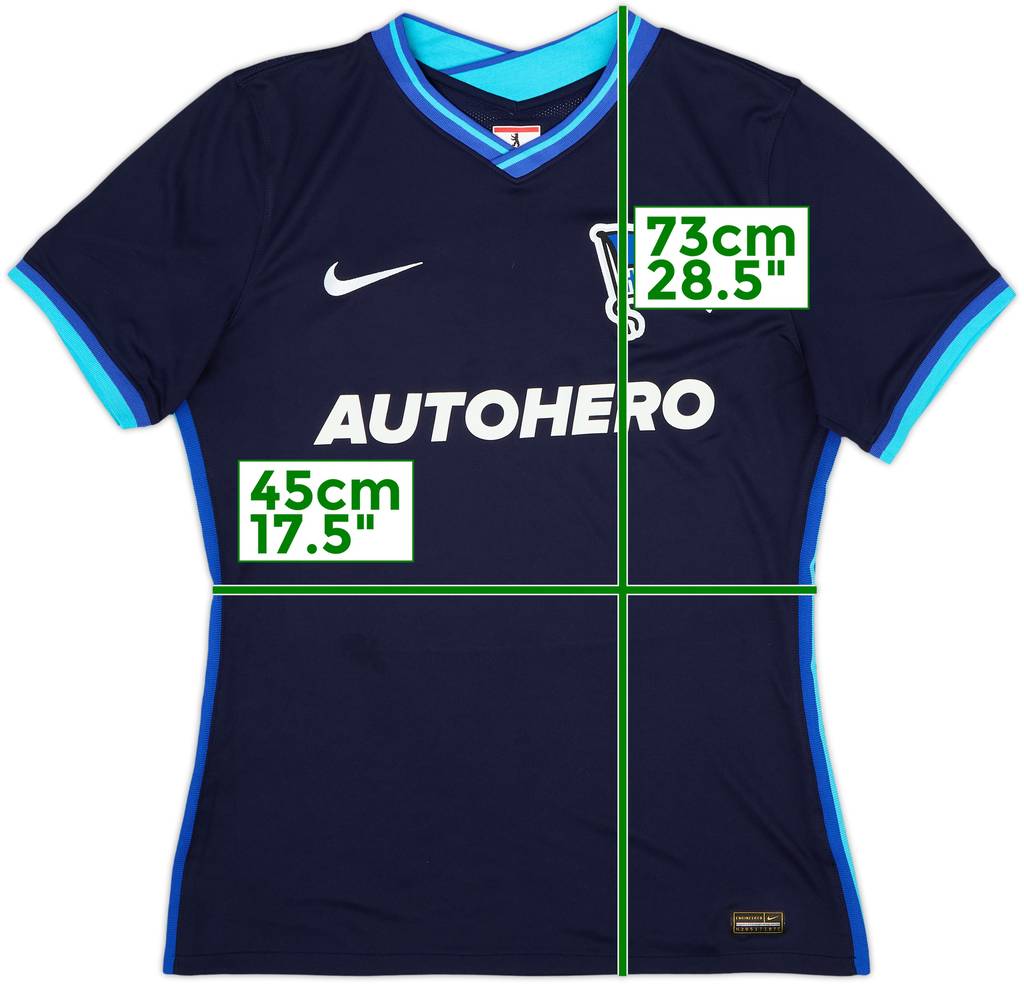 2021-22 Hertha Berlin Authentic Away Shirt - 9/10 - (L)