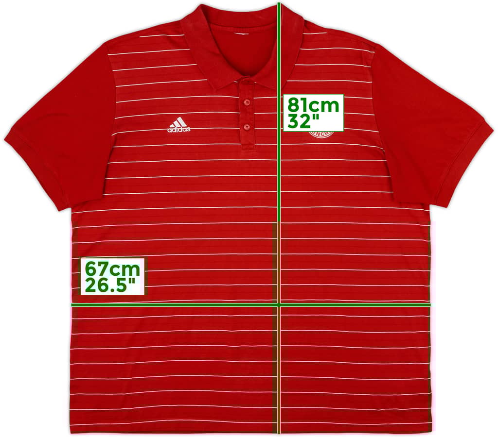 2013-14 Bayern Munich adidas Polo Shirt - 8/10 - (3XL)