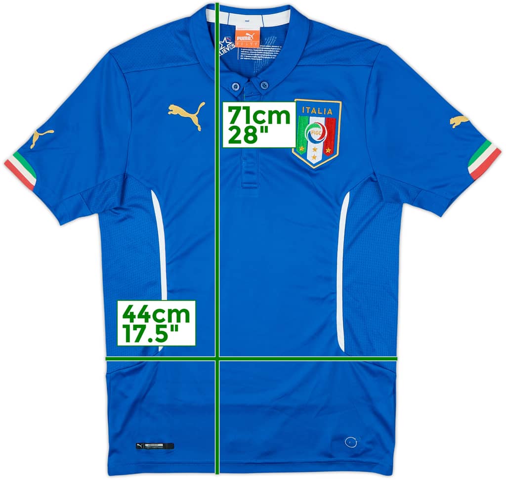 2014-15 Italy Home Shirt - 8/10 - (S)