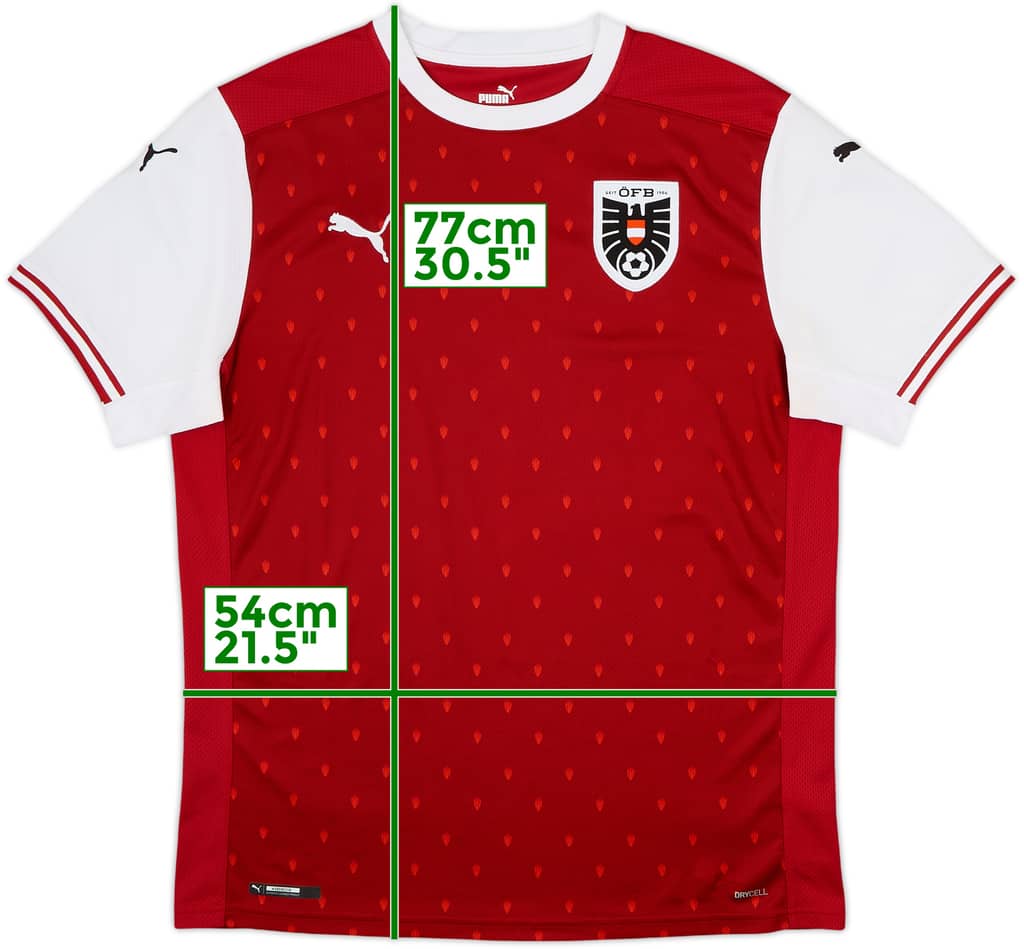 2020-22 Austria Home Shirt - 7/10 - (L)
