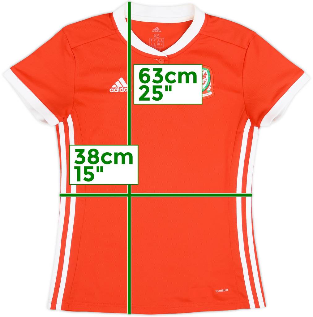 2018-19 Wales Home Shirt - 9/10 - (Women's XS)