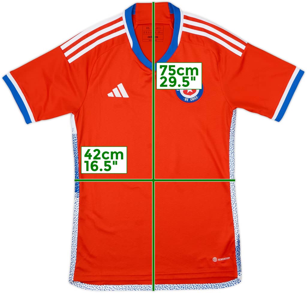 2022-23 Chile Home Shirt - 8/10 - (XS)